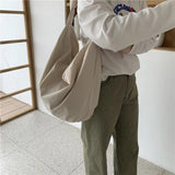 Nylon Crossbody Shoulder Bag Retro Shopping Handbag