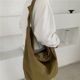 Nylon Crossbody Shoulder Bag Retro Shopping Handbag