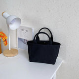 Canvas One-shoulder Messenger Bag Daily Commuting Casual Tote Handbag