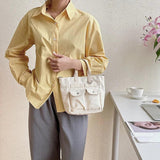 One-shoulder Messenger Bag Casual Magnetic Buckle Handbag