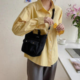 One-shoulder Messenger Bag Casual Magnetic Buckle Handbag