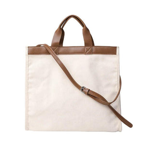 Canvas Handbag Large-capacity Tote Bag One-shoulder Messenger Bag