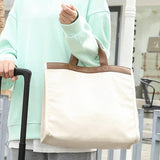 Canvas Handbag Large-capacity Tote Bag One-shoulder Messenger Bag