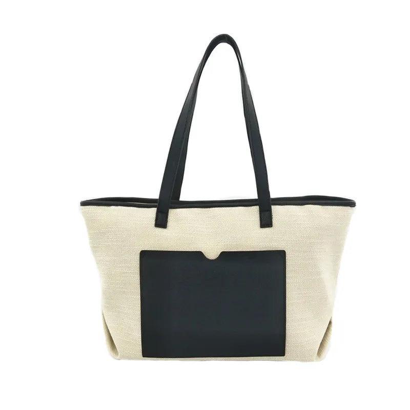 Canvas Large Capacity Tote Bag