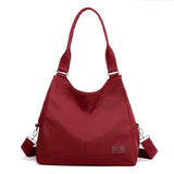 Large-Capacity Waterproof Nylon Messenger Bag