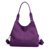 Large-Capacity Waterproof Nylon Messenger Bag