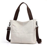 Canvas Shoulder Bag Casual Messenger Handbag