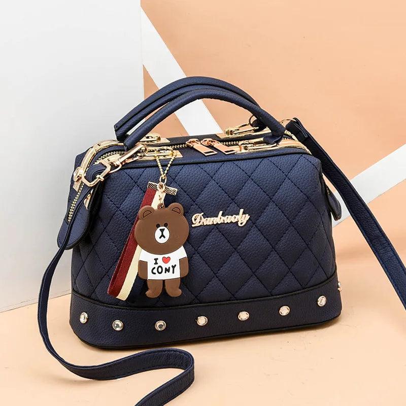 Leather Shoulder Bag Women PU Handbag