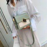 Chain Messenger Bag Women's Small Shoulder Bag Lock Female Handbag