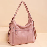 Crossbody Bag Pu Leather Shoulder Bag Pink