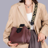 Women's PU Leather Crossbody Bags Winter Shoulder Bag Classic Handbags