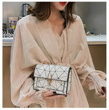 Women's Small Square Crossbody Bag Casual Solid Color Wild Crossbody Bags