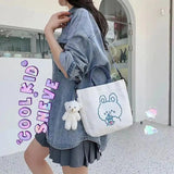 Large Women's Canvas Tote Bag Shoulder Bag Casual Canvas Bag H