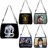 Wednesday Addams & Enid Handbag Gothic Girls Shoulder Bag