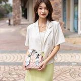 Women Small Square Bag Printed Single Shoulder crossbody Bags