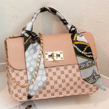 Women Small Square Bag Printed Single Shoulder crossbody Bags