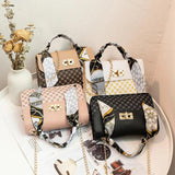 Women Small Square Bag Printed Single Shoulder crossbody Bags