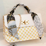 Women Small Square Bag Printed Single Shoulder crossbody Bags
