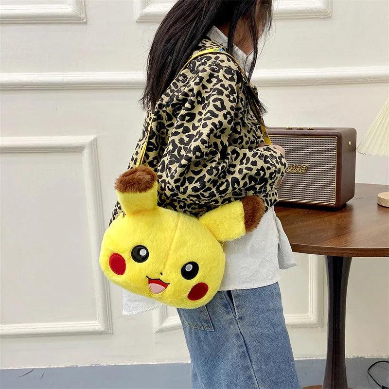 Funny Frog Plush Shoulder Bag Girl Cartoon Key Bag Small Doll Bag