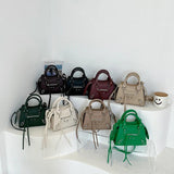 Studded Messenger Bag Crossbody Shoulder Bag for Women