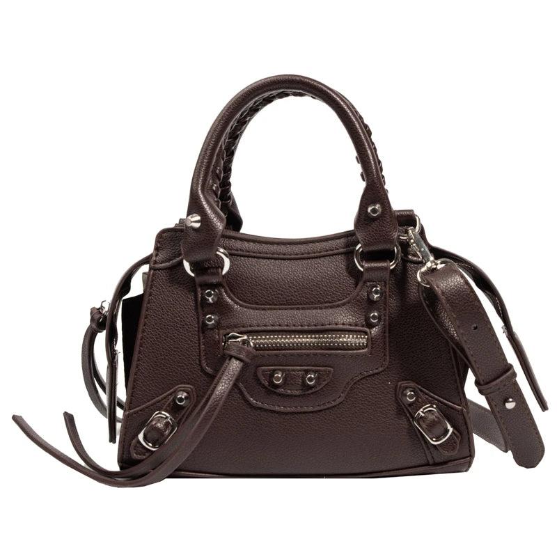 Studded Messenger Bag Crossbody Shoulder Bag for Women