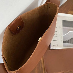 Soft Leather Crossbody Bag Vintage Tote Purse