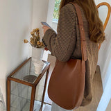 Soft Leather Crossbody Bag Vintage Tote Purse
