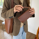 Soft Leather Crossbody Bag Vintage Tote Purse