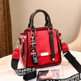 Crossbody Messenger Bag Women's PU Leather Tote Shoulder Handbag