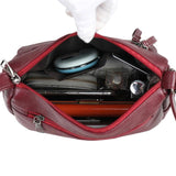 Soft PU Leather Purses and Handbags Women Bags Big Capacity Shoulder Crossbody B