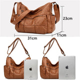 Soft Leather Crossbody Shoulder Bag for Women Handbags