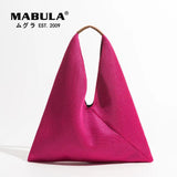 Women Triangle Mesh Net Beach Bag Lightweight Shoulder Purse