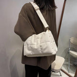 Vintage Totes Large Capacity Crossbody Handbag Quilted Shoulder Bag