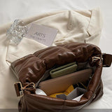 Vintage Totes Large Capacity Crossbody Handbag Quilted Shoulder Bag