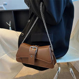Vintage Women Shoulder Bag Small PU Leather Handbag Wallet Crossbody Sling