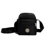 Women's Small Square Nylon Casual Bag with Multi-layer Shoulder Strap