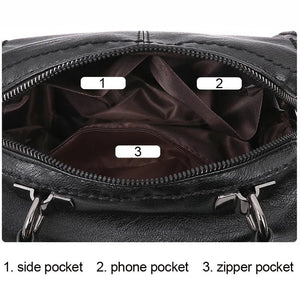 Women Shoulder Bag PU Leather Ladies Hand Bags Tote