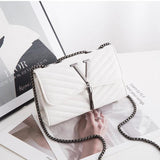 Sequined Tassel Small Shoulder Bag Embroidery Crossbody Purse V Letter
