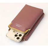 Mini PU Leather Crossbody Bag for Women Yellow Shoulder Messenger Bag