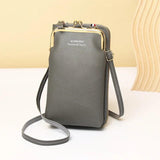 Mini PU Leather Crossbody Bag for Women Yellow Shoulder Messenger Bag