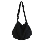 Summer Canvas Shopper Travel Crossbody Shoulder Bag for Women