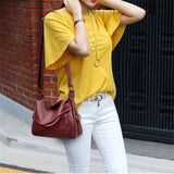 Fashionable Leather Shoulder Bag for Women