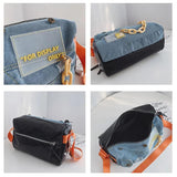Denim Women Shoulder Bags Large Capacity Travel Bag Women Bags Jeans Crossbody B