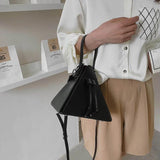 Women's Leather Shoulder Bag High Quality Crossbody Triangle Bag