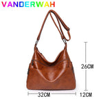 Vintage Women Hand Bag Large Capacity Messenger Bag