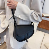 Mini Flap Crossbody Bag Spring Handbag Solid Shoulder Bag for Women
