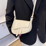 Mini Flap Crossbody Bag Spring Handbag Solid Shoulder Bag for Women