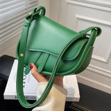 Mini Flap Crossbody Bag Spring Handbag Solid Shoulder Bag for Women