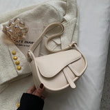 Mini Flap Crossbody Bag Spring Handbag Solid Shoulder Bag for Women