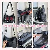 Y2k Girls Retro Shoulder Bags Contrast Women's Vintage Messenger Bag